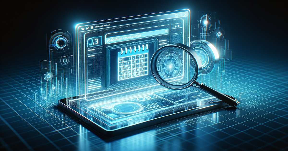 Controlla Data Creazione Sito